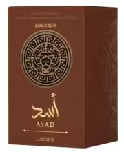 Lattafa Asad Bourbon Eau De Parfum Spray 3.4 oz (100ml) Unisex New in Box Sealed Original